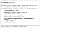 Tablet Screenshot of biblstandard.dk